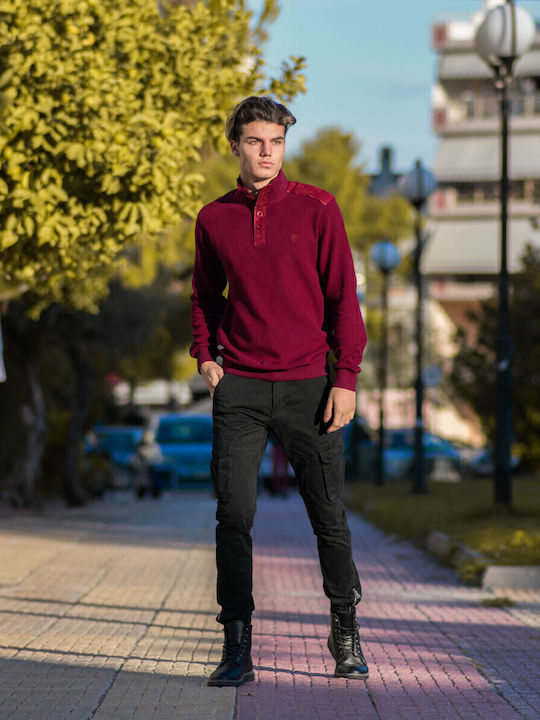 Polo Μπλούζα Μακρυμάνικη Μπορντό