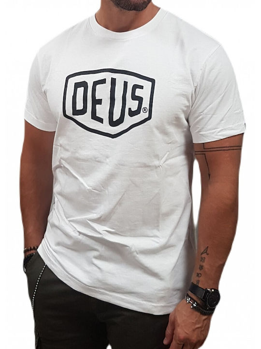 Deus Ex Machina Herren T-Shirt Kurzarm Weiß