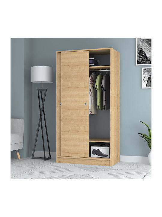 Double Door Wardrobe Sliding Misra 94x52x182cm