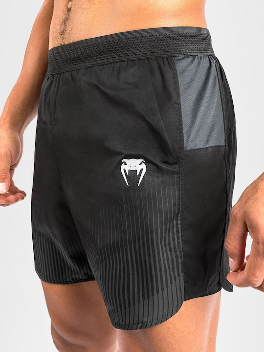 2-in-1 Sport Herren Shorts Schwarz