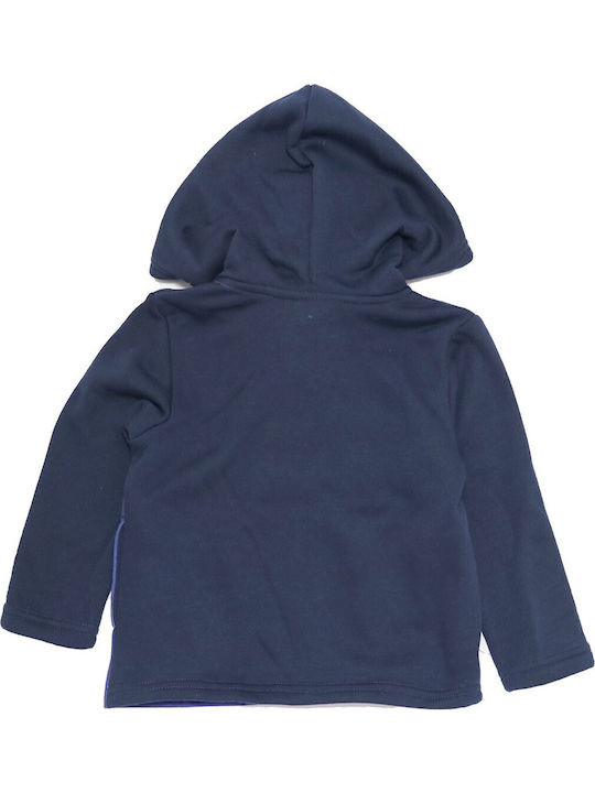 Fleece Kinder-Sweatshirt & Hoodie mit Kapuze Marineblau