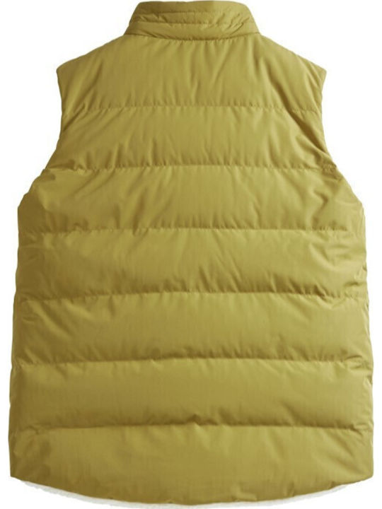 Ärmellos Jacke Puffer Khaki