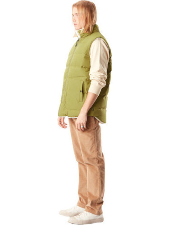 Ärmellos Jacke Puffer Khaki