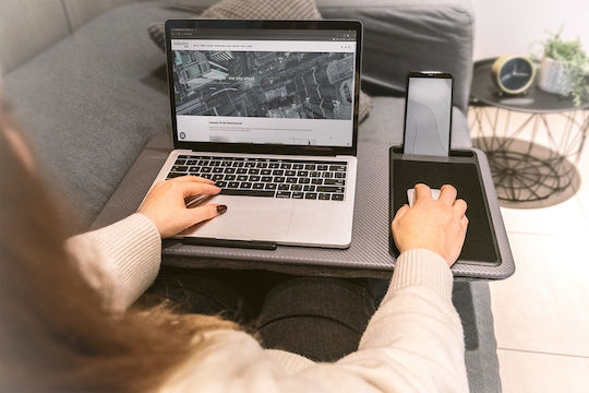 Digitus Βάση Στήριξης για Laptop έως 17" Γκρι (DA-90441)