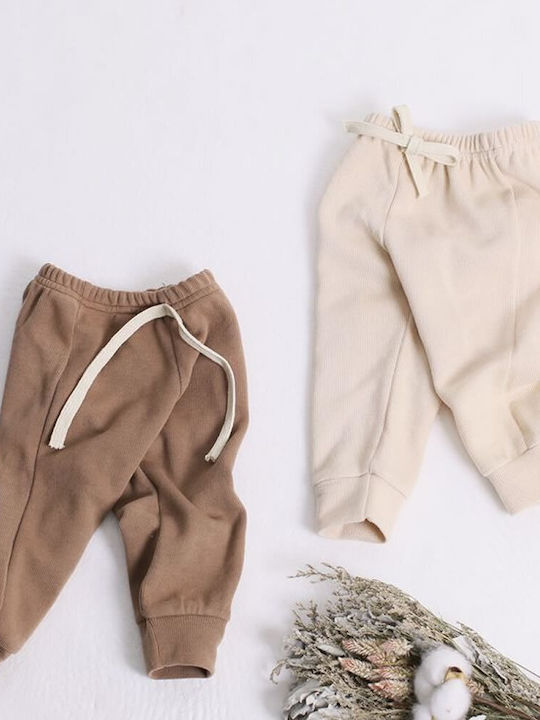 Angelbox Kids Sweatpants Brown 1pcs