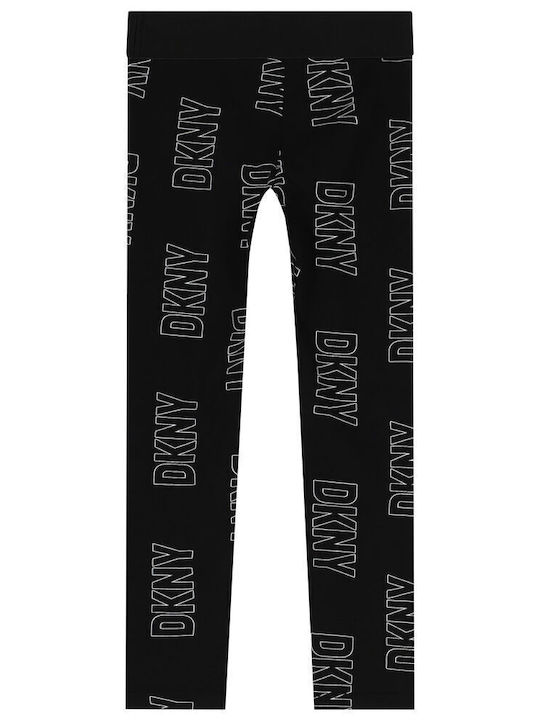 DKNY Kinder Leggings Lang Schwarz