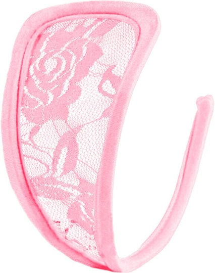 Kinksters Γυναικείο Sexy Slip με Δαντέλα Ροζ