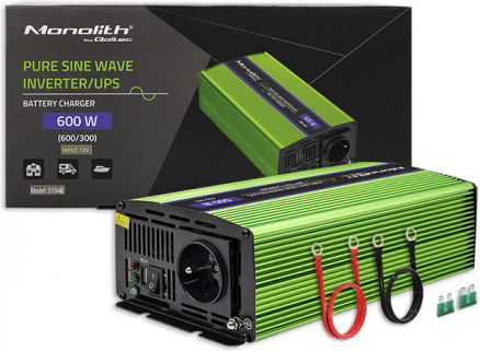 Qoltec Καθαρού Ημιτόνου Inverter Ισχύος 600W με Τάση Εισόδου 12V 51940