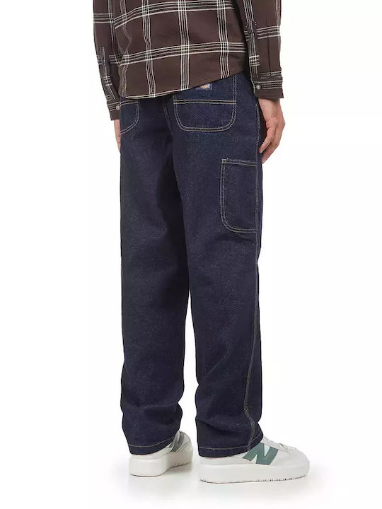 Madison Ανδρικό Παντελόνι Τζιν με Loose Baggy Εφαρμογή Μπλε