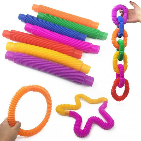 Fidget Tube Plastic Multicolour (Various Designs/Assortment of Designs) 1pc