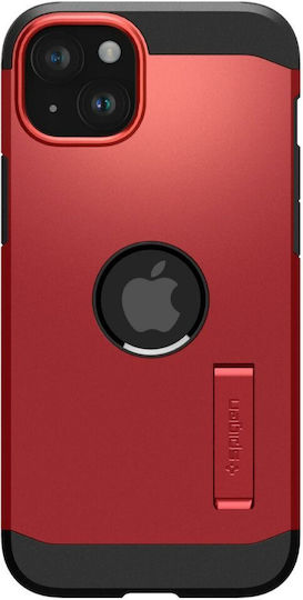 Spigen Tough Armor MagFit Back Cover Plastic / Silicone Durable Red (iPhone 15)