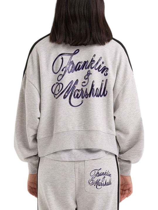 Cropped Women's Sweatshirt Gray