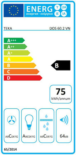 Teka Șemineu Hotă 60cm Bej