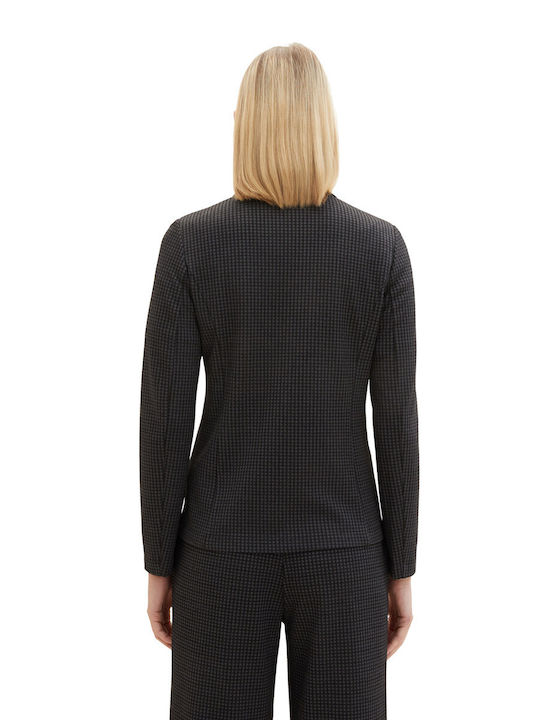 Tom Tailor Damen Blazer Schwarz