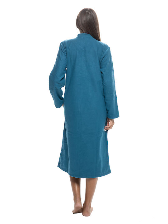 Koyote Winter Women's Fleece Robe Blue