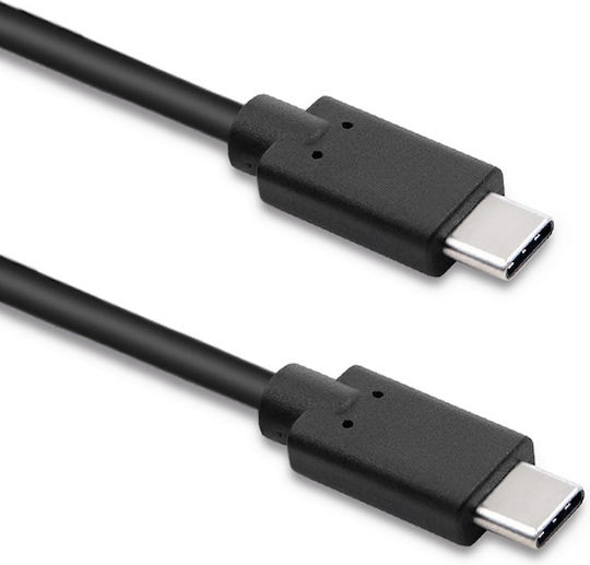 Qoltec USB 3.1 Cable USB-C male - USB-C PD Μαύρο 3m 52353