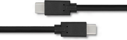 Qoltec USB 3.1 Cable USB-C male - USB-C PD Μαύρο 3m 52353