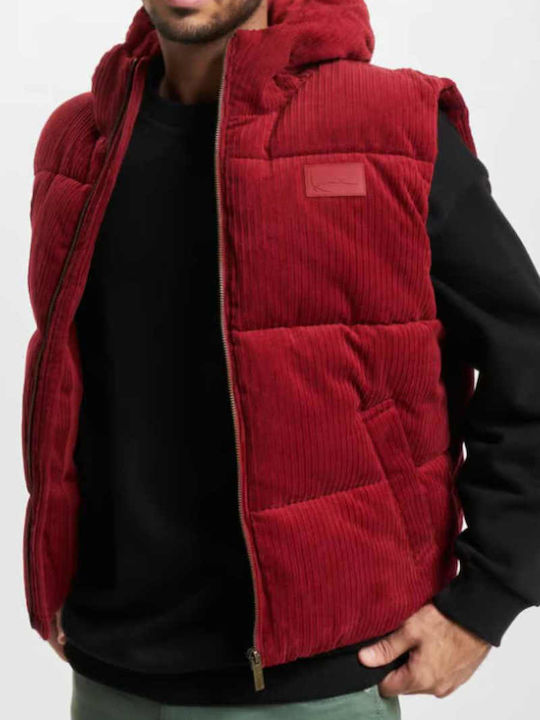 Без Ръкав Puffer Червено