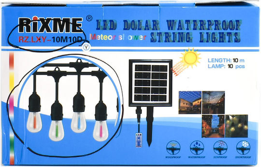 Rixme Hanging Solar Light Garland IP65