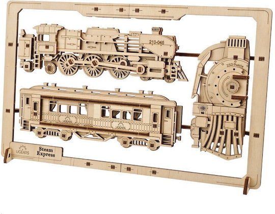Ugears Wooden Construction Toy Steam Express for Children 5+ years+ Years