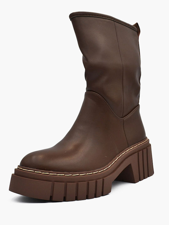 Joya Women's Boots with Fur Brown