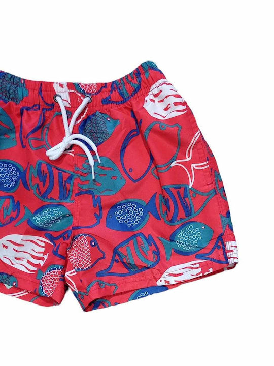 Speedy Shark Kinder Badeanzug Badeshorts Rot