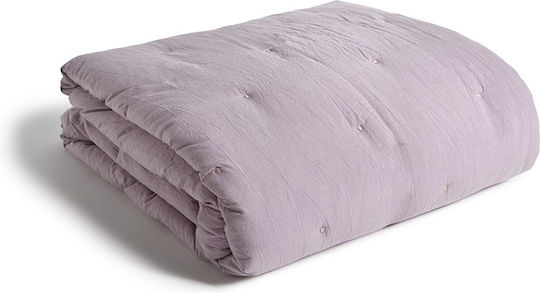 Αιγαίον Πάπλωμα Μονό 170x240εκ. Non Iron Ροζ 260 GSM