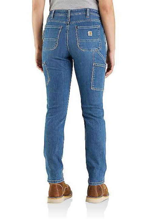 Carhartt Men's Jeans Pants in Straight Line Blue