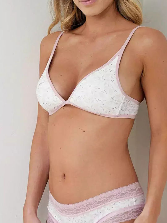 Bonatti Triangle Triangle Bra with Light Padding without Underwire White