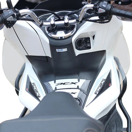 GP Kompozit Dreapta Plastic Lateral Motocicletă pentru Honda PCX 125 Transparent 1buc