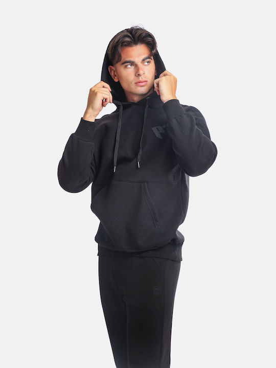 Paco & Co Men's Sweatshirt with Hood Black