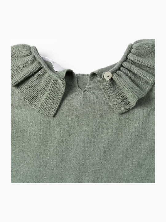 Kinderpullover Langarm Grün