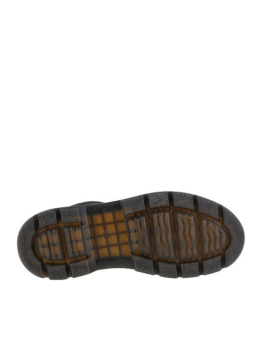 Reeder Utility Leder Herren Freizeitschuhe Schwarz