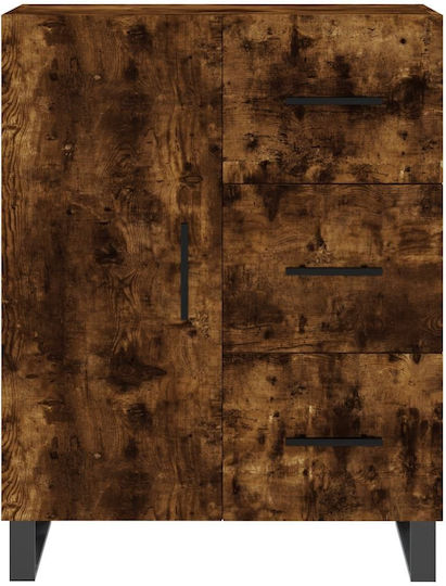 Ντουλάπα Γραφείου Ξύλινη Καφέ 69.5x34x180cm