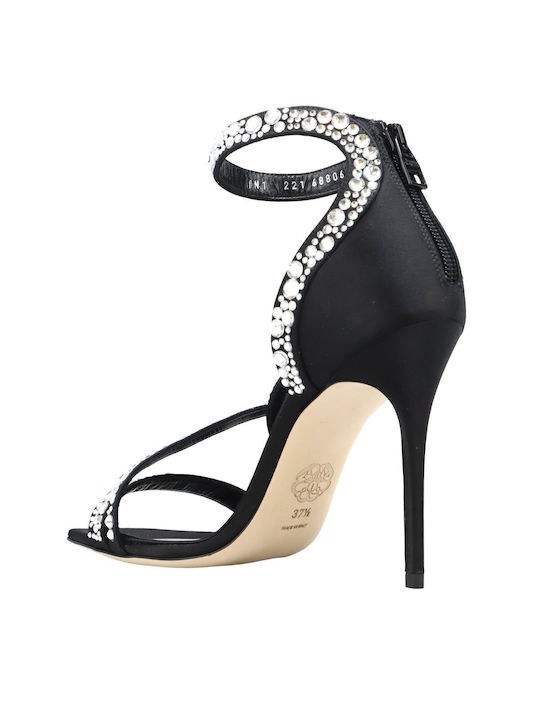 Leder Sandalen Schwarz
