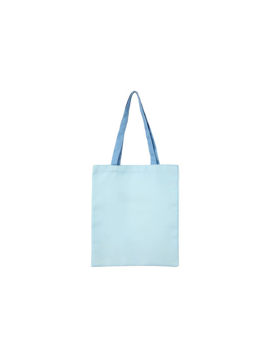 Minions Fabric Shopping Bag Light Blue