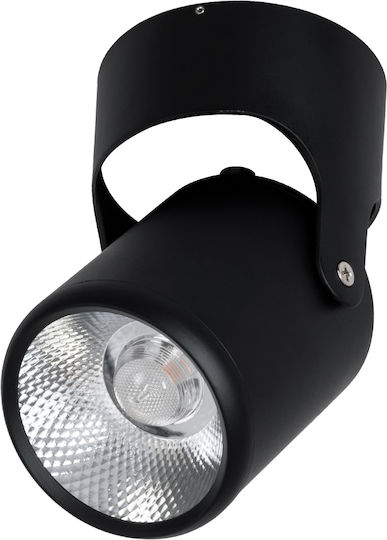 GloboStar Monos LED Alb Cald Spot în Culoare Negru GloboStar Monos LED Alb Cald Spot în Culoare Negru
