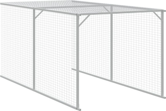 vidaXL 3189073 Galvanized Steel Cage for Birds 117x123x123cm