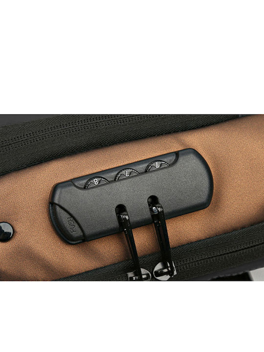 Herrentasche Schulter / Crossbody Schwarz