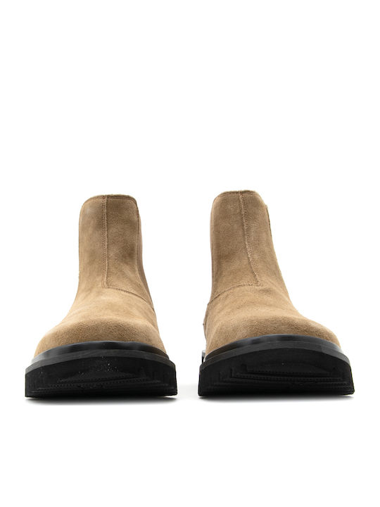 Suede Brown Chelsea Boots