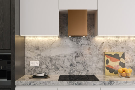 Maan Ponza Mini WPB 430 Chimney Vent Hood 30cm Brown