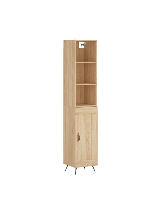 Schrank Boden Beige 34.5x34x180cm