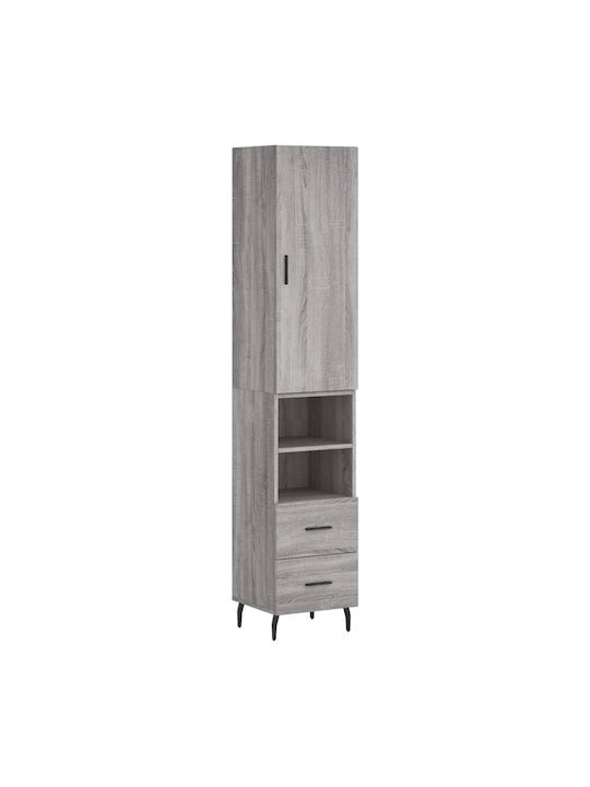 Cabinet pardoseală Gri 34.5x34x180cm