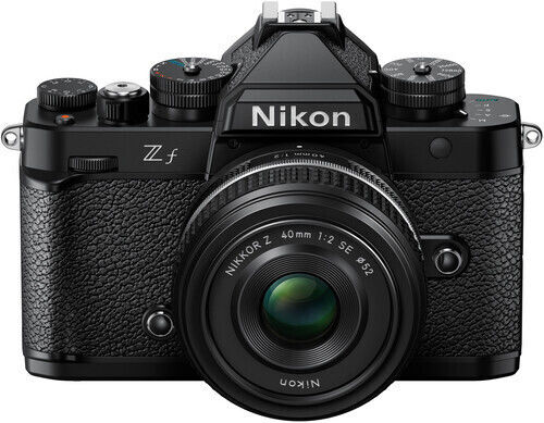 Nikon Z f Безогледален Фотоапарат Комплект (Z 40mm F2 SE) Черна