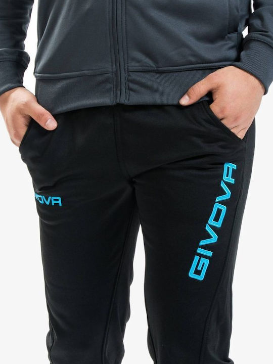 Tuta One Football Tracksuit Glossy with Elastic Gray