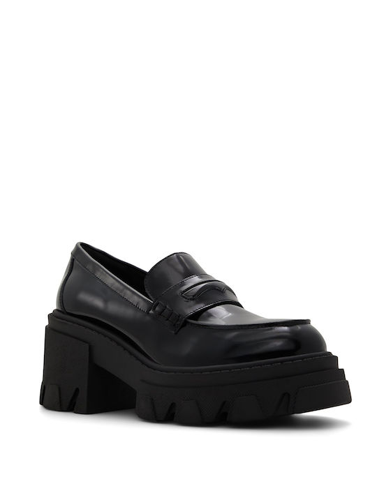 Лачени Дамски Loafers в Черен Цвят 100001526