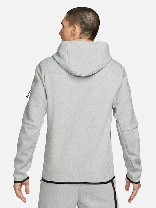 Nike Chelsea F.C. Tech Fleece Windrunner Gray with Hood