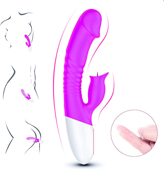 Kinksters Κλειτοριδικός Δονητής 23cm Μωβ