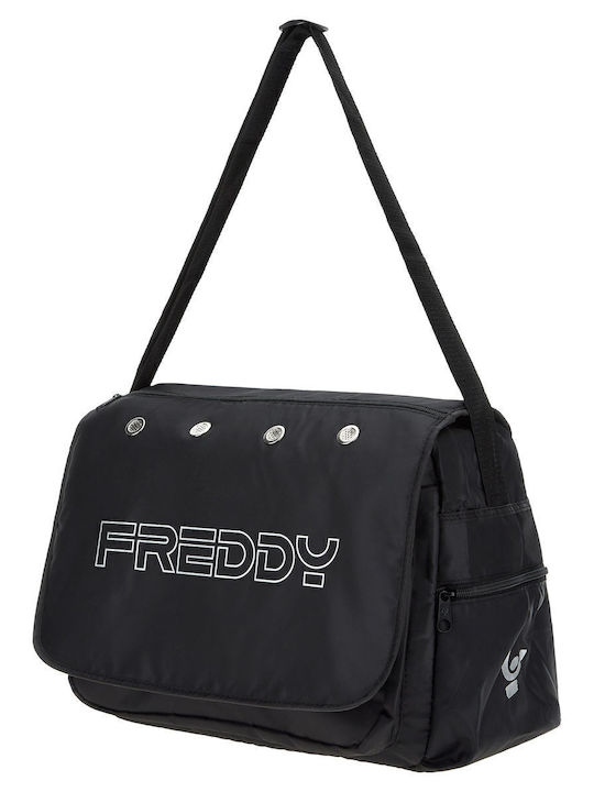 Freddy Ανδρική Τσάντα Ταχυδρόμου Μαύρη