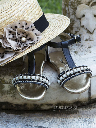 Designer's Cat Pantofi De Botez Din Piele Negru 100000KO1000543-031